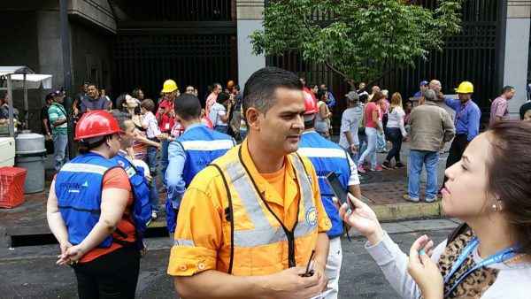 Yohan Prieto, director de Proteccción Civil Chacao